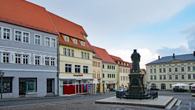 Detektive ermitteln am Einsatzort Lutherstadt Eisleben.