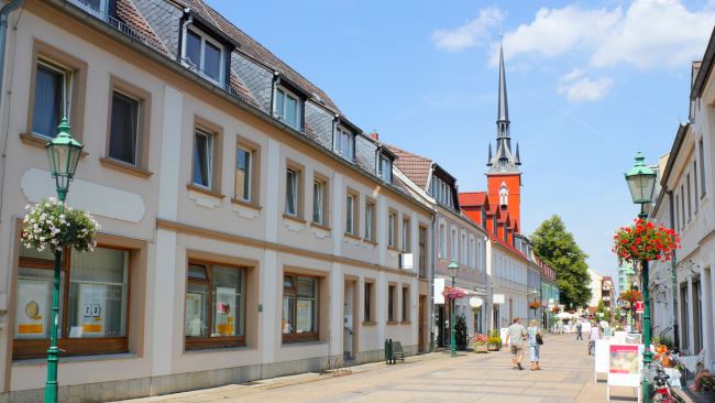 Privatdetektive beobachten am Einsatzort Schwedt.